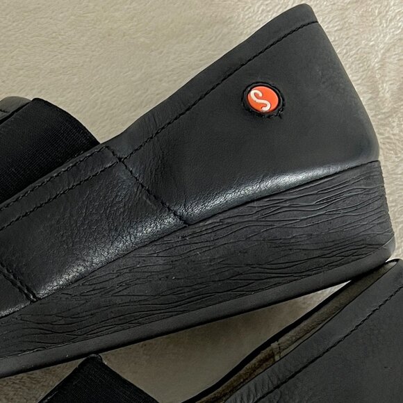 NEW Softinos® Black Leather Slip On Shoes Size 39 from Portugal 🎉Host Pick🎉 - Picture 8 of 9